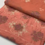 Bareeza peach lawn 3 piece