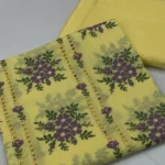 Bareeza lawn 2 piece (butter yellow)