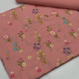 Bareeze 2 piece lawn (peach)