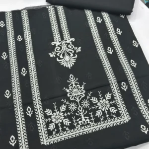 Bareeze 2 piece lawn Black